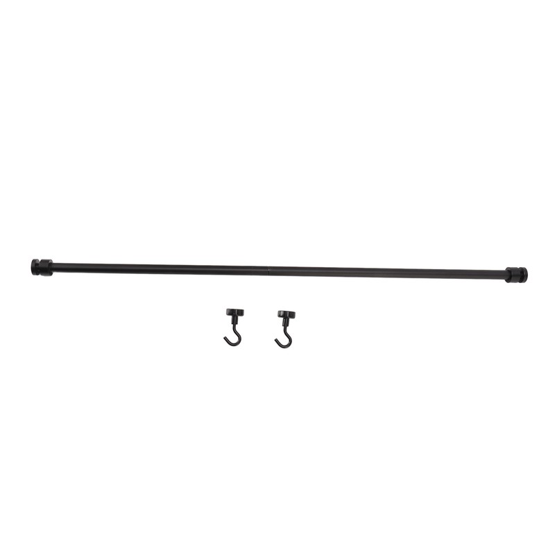 Magnetic Hanging Rod with Hooks Multifunctional Metal Side Suspension Bar