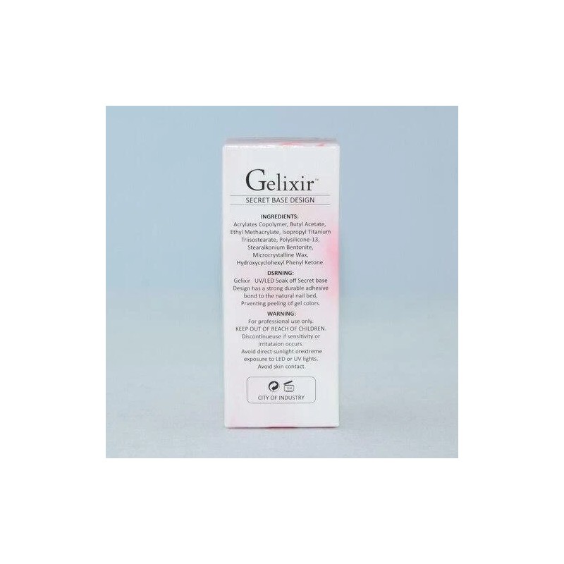 Secret Gelixir Soak Off Secret Base Design 0.5 oz