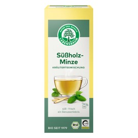 Lebensbaum Liquorice Mint 20 Bags x 2g Herbal Tea with Sweet Fresh Flavour 100% Organic Herbal Tea Blend