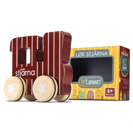 HEJ LØNNE Wooden Grasping Toy Baby - Motor Skills Toy - Baby Toy 6 Months - Children's Wooden Toy for Gripping, Pushing and Playing - Great Gift for Birth