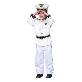 Deluxe Navy Admiral Costume Set - Toddler T4