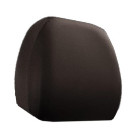 Pack of 2 Car Headrest Covers, Front Seats, Universal Headrest Cover, Elastic Hems, Dustproof, Washable Headrest Protection Cover, Car Accessories Interior, for Truck, Bus, Coach, Car, Coffee