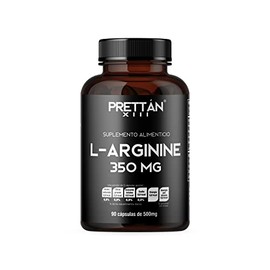 Prettán XIII Suplemento Alimenticio L-ARGININA (Aminoácidos) Frasco con 90 capsulas de 500mg c/u