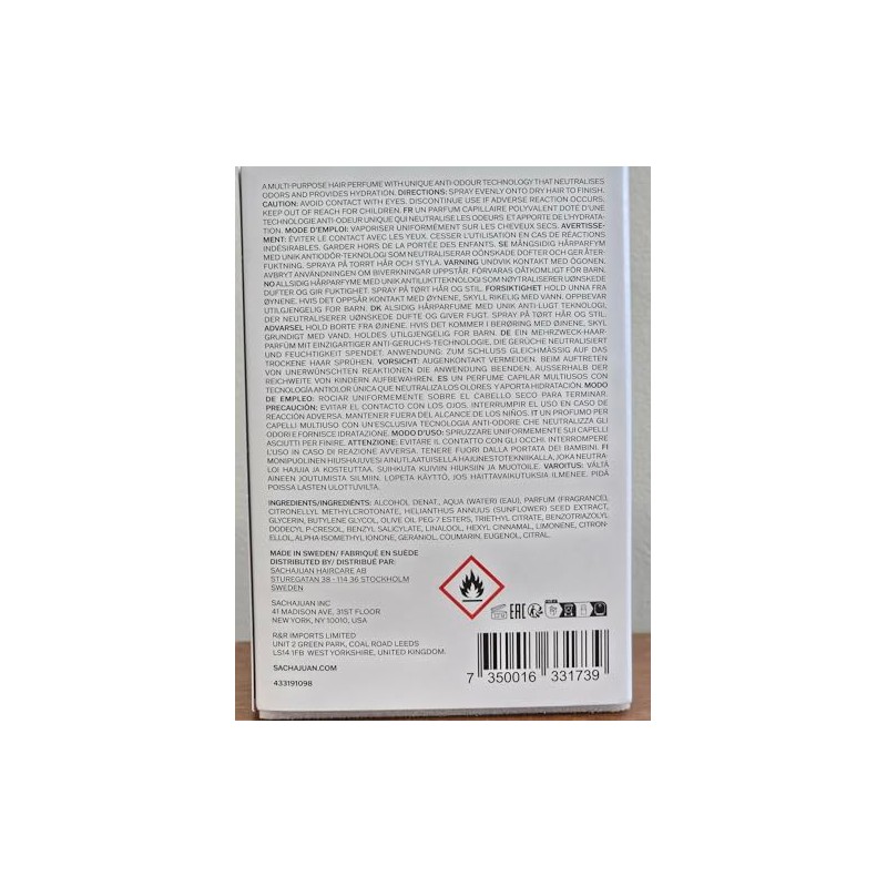 SachaJuan Protective Hair Perfume Fruity Floral 50 ml 1.7 fl