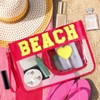 party greeting 2Pcs Beach Gifts Beach Chenille Makeup Bags Portable