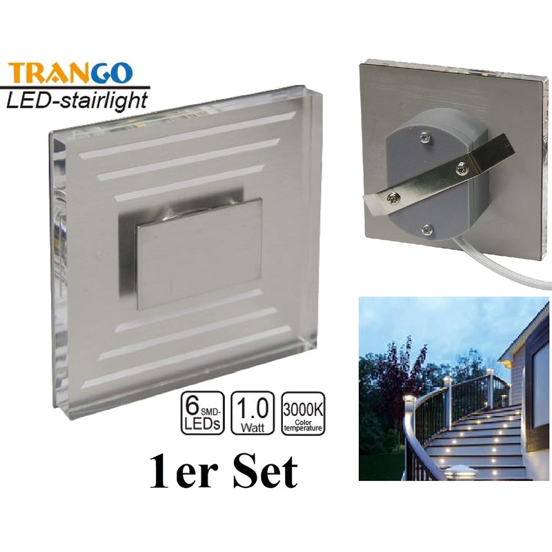 1 x IP44 Stair Spot Design LED 230 V 3000
