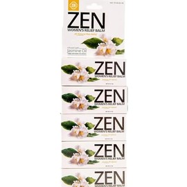 ZEN Women’s Relief Balm – Soothing Aromatherapy Balm with Jasmine & 11 Essential Oils for Relaxation & Comfort (Pack of 5)