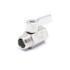 New 1/2" Stainless Mini Ball Valve NPT Famale x Male