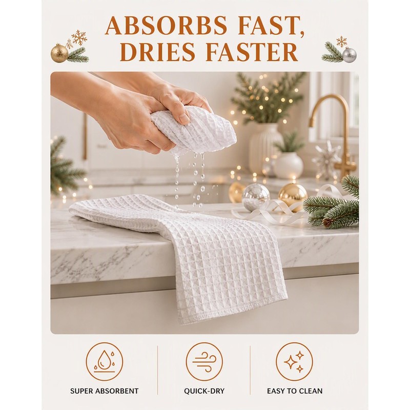 Ragdoll Cat Christmas Kitchen Towels Gifts for Cat Mom Lovers