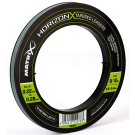 Matrix Horizon X Tapered Shock Leader - 8lb / 12lb (12m) x5 (GML026)