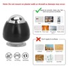 Massage Ball with Suction Cup Hands Free Stainless Steel Mountable