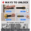 eLinkSmart Fingerprint Door Knob Lock, Smart Keyless Entry Door Lock