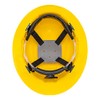 Truper CAS-AX, Casco de seguridad amarillo ala ancha diseño cómodo