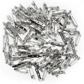 WELANE Brooch Clasp Pins, 120 PCS Bar Jewelry Pins for DIY Crafts, Jewelry Making, Name Tags (25mm)