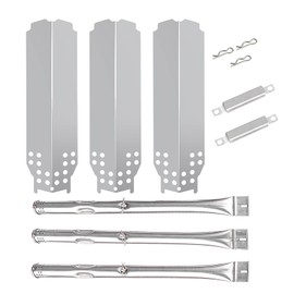 BQMAX Replacement Parts for Charbroil Gas2Coal Gas/Charcoal Hybrid Grill 463370516 463370519, Repair Kit for Charbroil Gas2Coal 463278418 463278419 G421-0001-W1 G553-0002-W1A,Stainless Steel