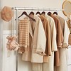 JS HANGER Multifunctional High Grade Solid Wooden Suit Hangers, Coat