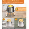 Garbuildman 15-27 Inch Universal Firepit Stand for Solo Stove Bonfire