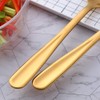 Salad Spoon and Salad Fork Gold Salad Servers Set of