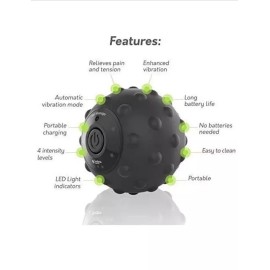 Sedona, 4 Speed Vibrating Massage Ball, Rechargeable Texture