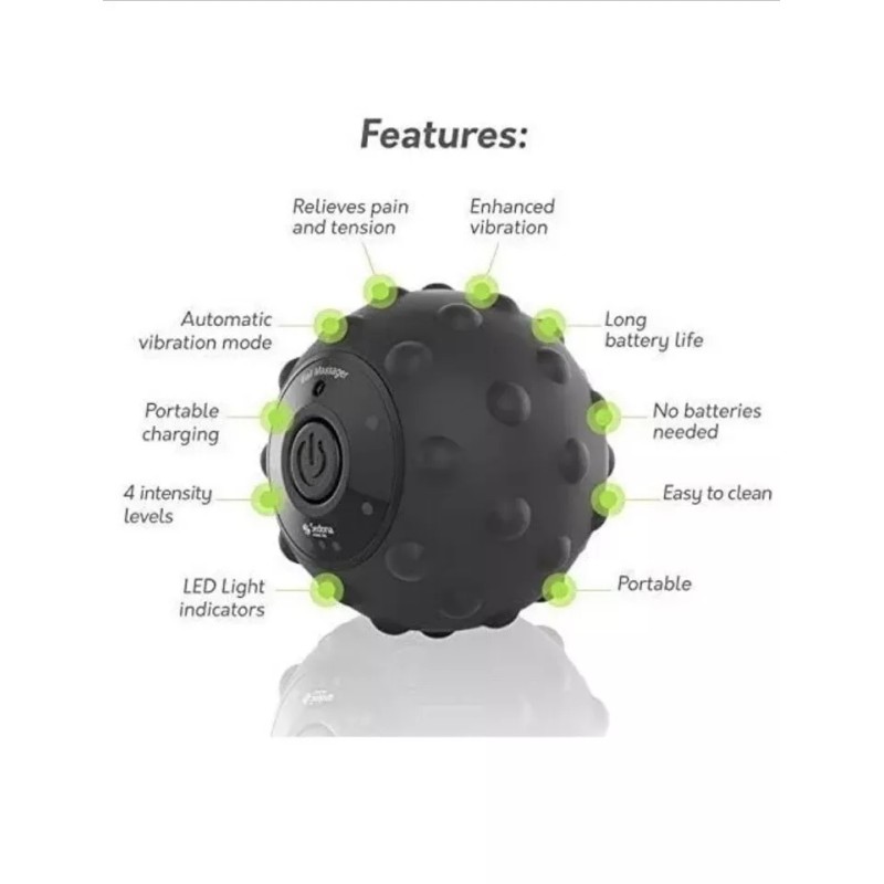 Sedona, 4 Speed Vibrating Massage Ball, Rechargeable Texture