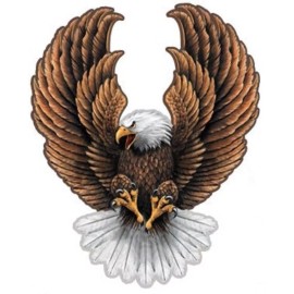 BIKERSTUFFUS FLYING EAGLE STICKER BUMPER STICKER DIE CUT TOOLBOX LAPTOP STICKER TOOLBOX DECAL