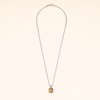 COAI Gift Ideas Men's Box Chain with Square Chain Pendant