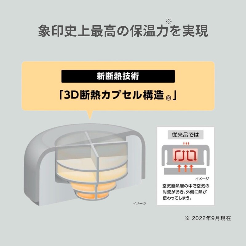 Zojiroshi Soup Flask 400ml Large Tea Bowl Size 【Keeps Food