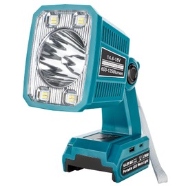 Taingwei LED Flashlight for Bosch 18v Battery, 18W LED Work Light,LED Battery Light, Flood Light for Camping, Car Repairing, Emergency and Job Site Lighting（Batteries Not Included）