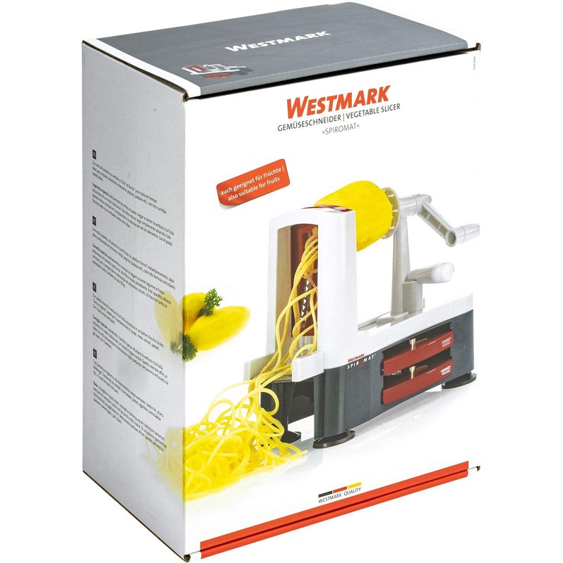 Westmark Stainless Steel Tri-Blade Vegetable Spiral Slicer Spiralizer