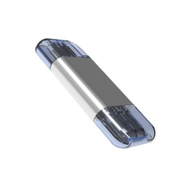 KONTONTY 1pc Zinc Alloy USB-c Card Reader Adapter for Nm Cards Fast Data to Compatible and Other Devices Multi-Functional for Computers and Slot Design for