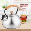 Florina Induction Kettle, Whistling Kettle, Stainless Steel, Silver, 2.3 L,