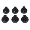 Ufixt Universal Black Control Knobs for Ovens, Cookers and Hobs