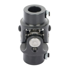 OCPTY Black Universal Steering Shaft U-Joint Coupler 3/4"-36 Spline * 3/4" DD Single 83mm U Joint Shaft