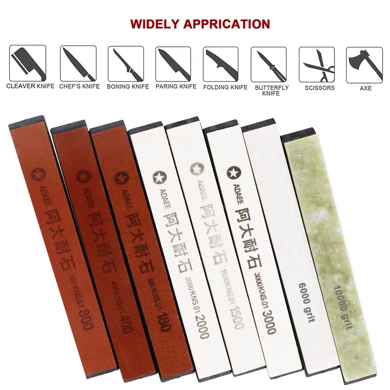 8-Packs Knife Sharpening Stones for RUIXIN Pro RX-008 Knife Sharpener