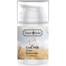 Luxejoie Crema Facial Hidratante De Leche De Cabra Con Vitamina C Y E