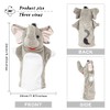 Animal Hand Puppet Toy Set, Realistic Soft Wild Animal Head