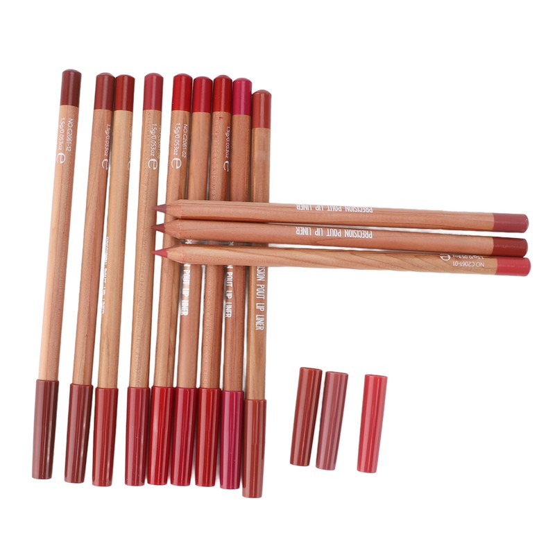 12 Colors Lip Liner Matte Lipstick Lipliner Waterproof Sweat Resistant