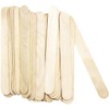 Amkoskr 8 Inch Craft Sticks, 100 Pieces Wooden Large Tongue