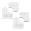 4pcs Solar Panel Corner Bracket Anti UV ABS Solar Panel