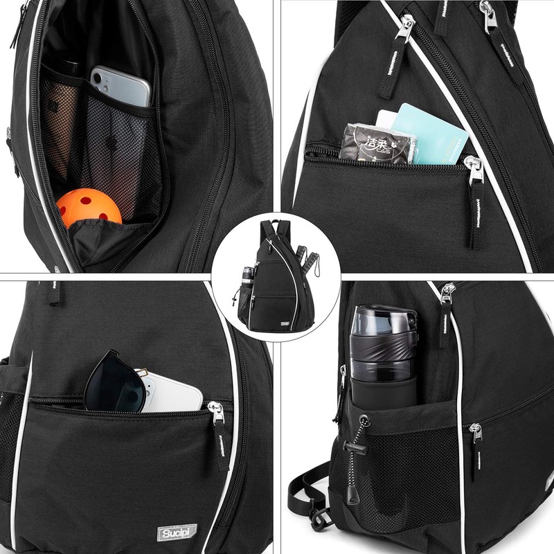 Pickleball Bag Backpack for Women Men Pickleball Sling Bag Sucipi