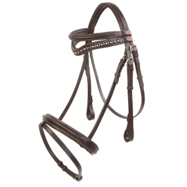 John Whitaker Lynton Flash Snaffle Bridle Pony Havana