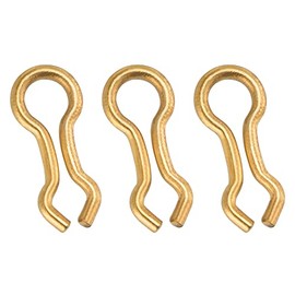 Dr.Fish Brass Sinker Eyes for Lead Weight Mold, US Size Sinker Eyelets for Homemade Lead Sinker