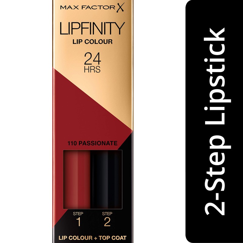 Max Factor Lipfinity 2-Stage Laden Lipstick - 110 Passionat, 2.3