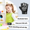 CubePlug Kids Boy Girl Cycling Climing Half Finger Gloves GEL