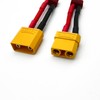 LINSYRC 2 Pairs XT90 to T-Plug RC Male Female Connector