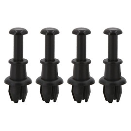 4-Pack Black Parcel Shelf String Clips (1M6867574A) - Durable Boot Shelf Retainer Clips for Car Accessories
