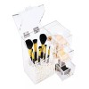 Putwo Organizador De Maquillaje Putwo Con 2 Soportes Para Brochas