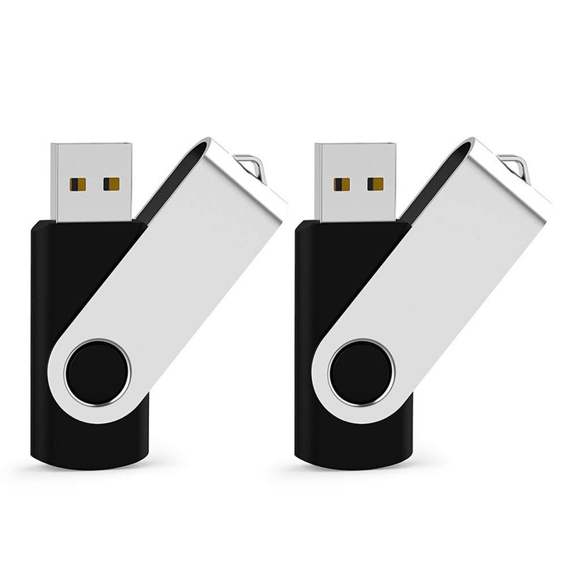 AUS, Black U Disk (16MB-64GB) (5,10PCS) USB 2.0 Metal Flash