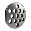 Grinder Plate with 1 Flat Edge for #22 Grinders, Butcher