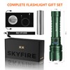 SKYFIRE 1376 LED Flashlights with Ignition Lens, Rechargeable 2000 High